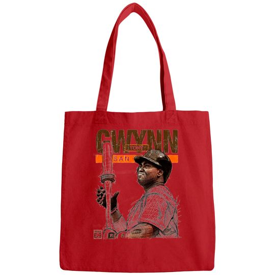 Discover Tony Gwynn Men's Cotton Bags - San Diego Baseball Tony Gwynn Batters Box San Diego