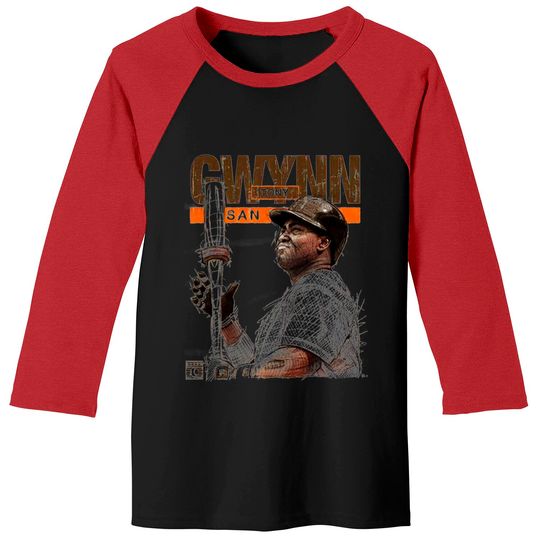 Discover Tony Gwynn Men's Cotton Baseball Tees - San Diego Baseball Tony Gwynn Batters Box San Diego