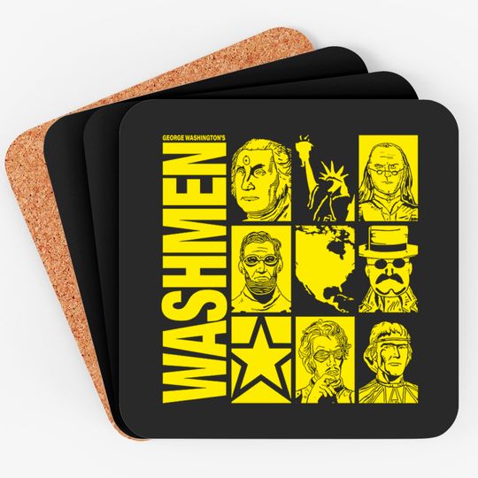 Discover George Washington's The Washmen! - The Watchmen - Coasters