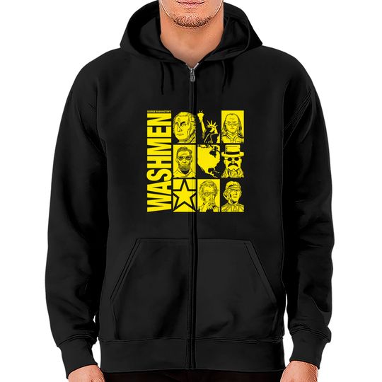 Discover George Washington's The Washmen! - The Watchmen - Zip Hoodies