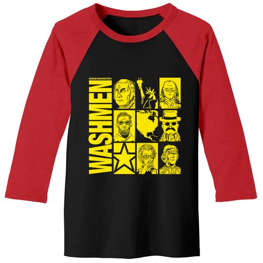 Discover George Washington's The Washmen! - The Watchmen - Baseball Tees