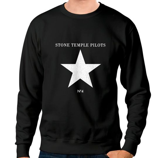 Discover Stone Temple Pilots Rock Band Number 4 Album Cover Adult Short Sleeve Sweatshirts