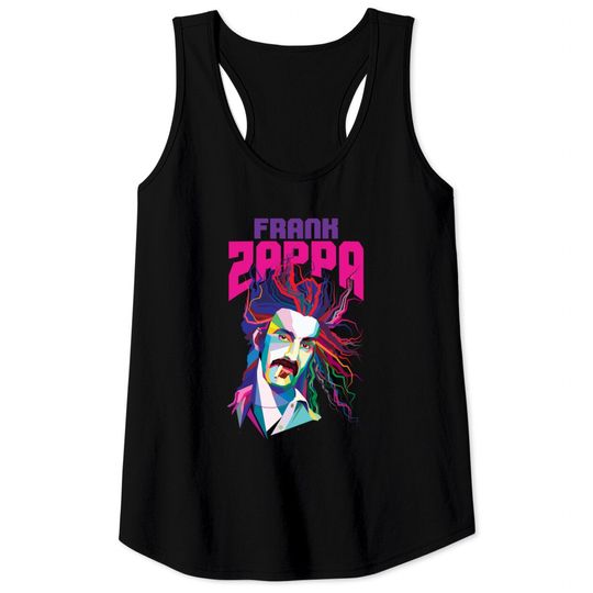 Discover Frank Zappa WPAP Pop Art - Frank Zappa - Tank Tops