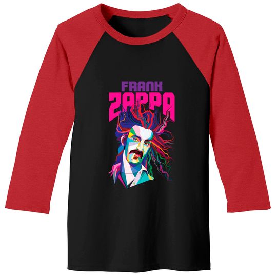Discover Frank Zappa WPAP Pop Art - Frank Zappa - Baseball Tees