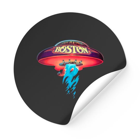 Discover Boston Rock Band Mans Soft Sticker