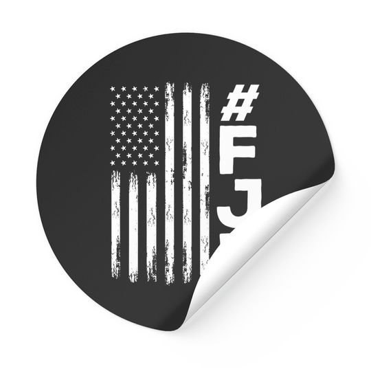 Discover American Flag Fjb Pro America Us Sticker Unisex Full Sizes For Men Women Black