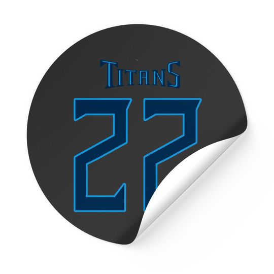 Discover Tennesese Titan Derrick Henry 22 Sticker