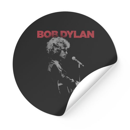 Discover Bob Dylan Stage Blonde On Blonde Rock Sticker