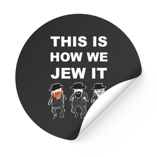 Discover Funny Jewish Sticker | Hanukkah Sticker | Hebrew Sticker