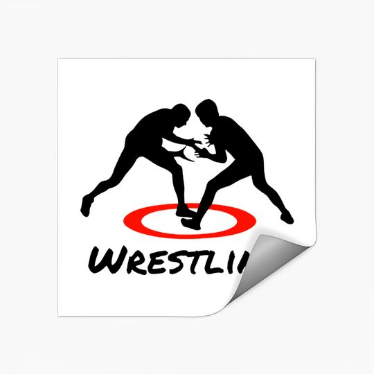 Discover Wrestling Freestyle Sticker