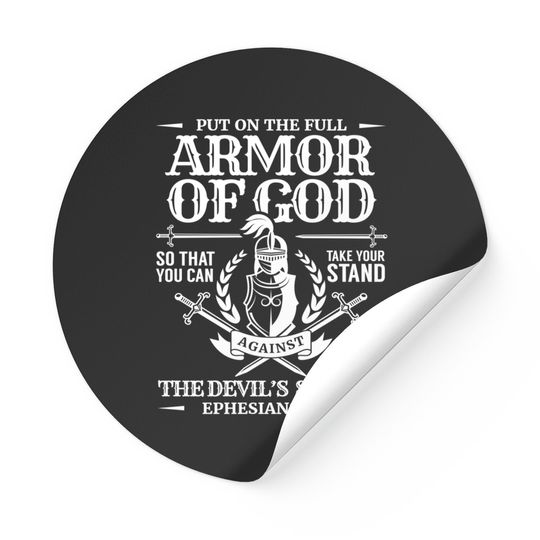 Discover Armor Of God Christian Bible Verse Religious Sticker