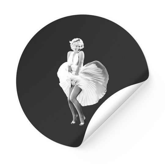 Discover Marilyn Monroe Classic Dress Pose Sticker