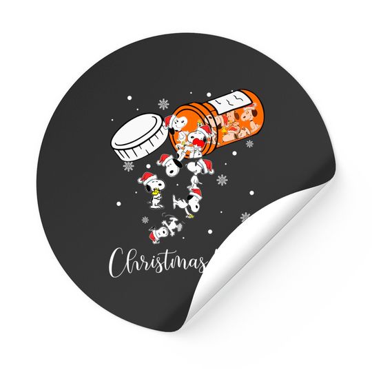 Discover Christmas Pills Sticker