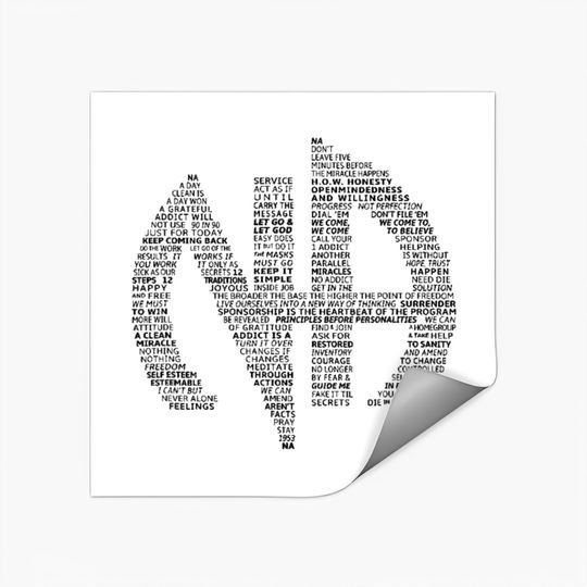 Discover Narcotics Anonymous Logo Slogans Symbol, T Sticker
