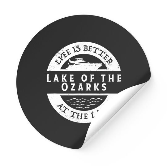 Discover Life Is Better At The Lake Sticker