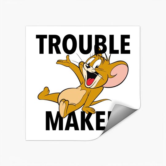 Discover Tom And Jerry Sticker Trouble Maker Portrait