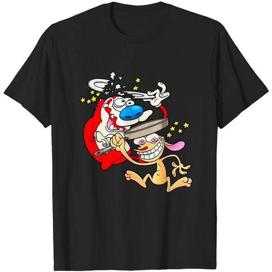 Discover Many stars Ren and stimpy the show art smile Classic T-Shirt