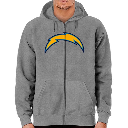Discover Chargers Zip Hoodies