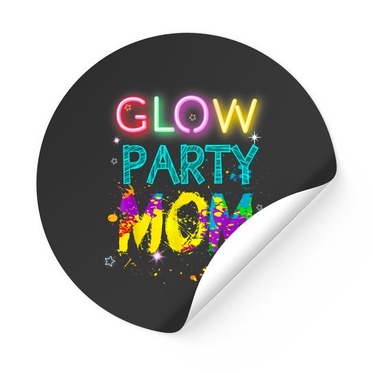 Discover Glow Party Mom Sticker