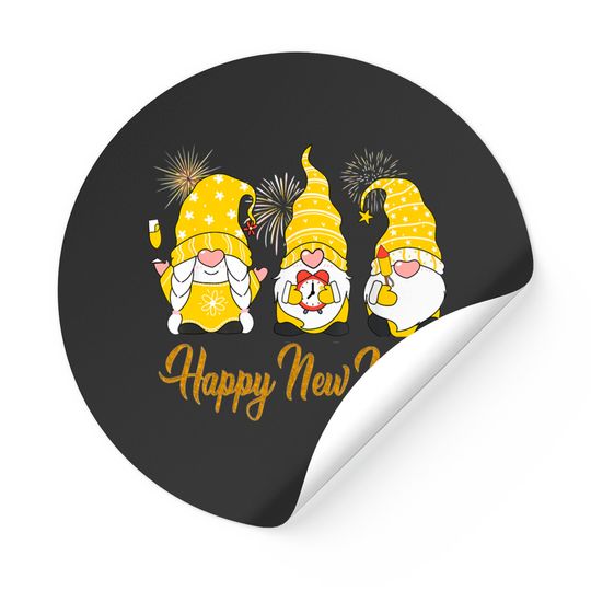 Discover New Year 2022 Years Eve Happy New Year 2022 Gnome Lover Sticker