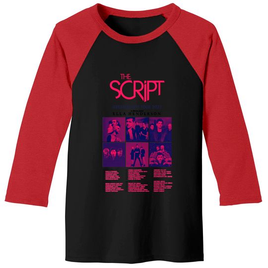 Discover Greatest Hits Tour 2022, The Script, greatest script 2022 Baseball Tees