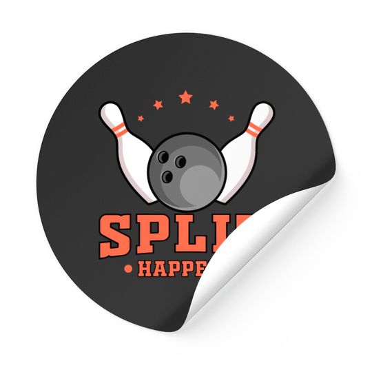 Discover Bowling Funny Stickers