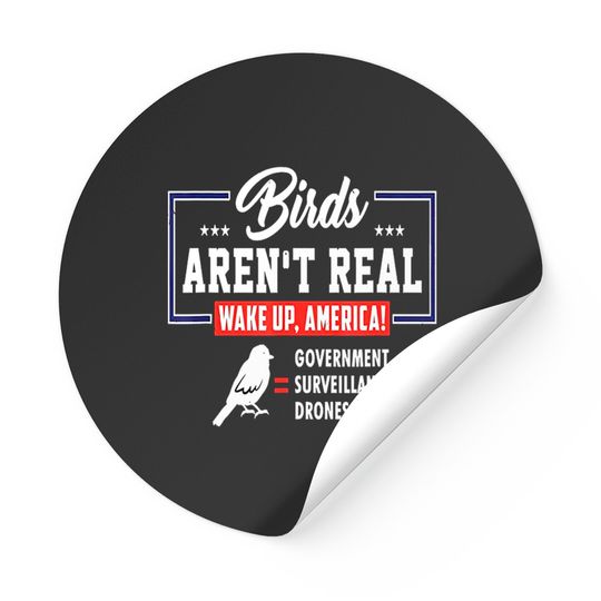 Discover Birds Are Not Real Drone Feathered Drones Sticker