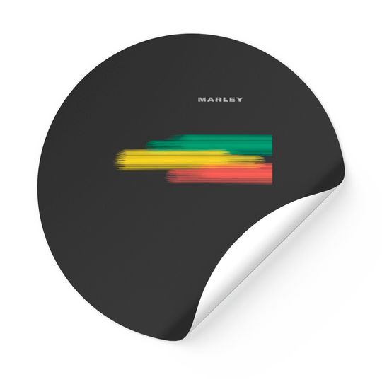Discover Marley Official Rasta Splatter Sticker