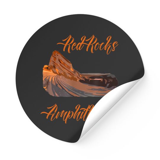 Discover Red Rocks Amphitheatre Amphitheater Colorado Sticker