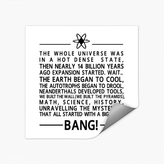 Discover Big B A N G Theory Theme Song Sticker