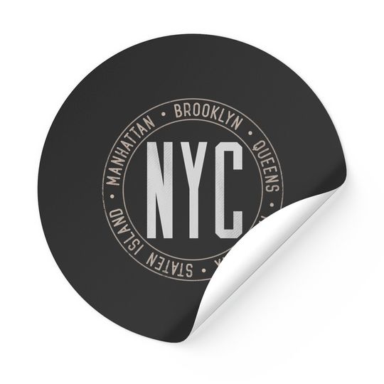 Discover New York Boroughs Five Boroughs Nyc Lovers And Residents Sticker