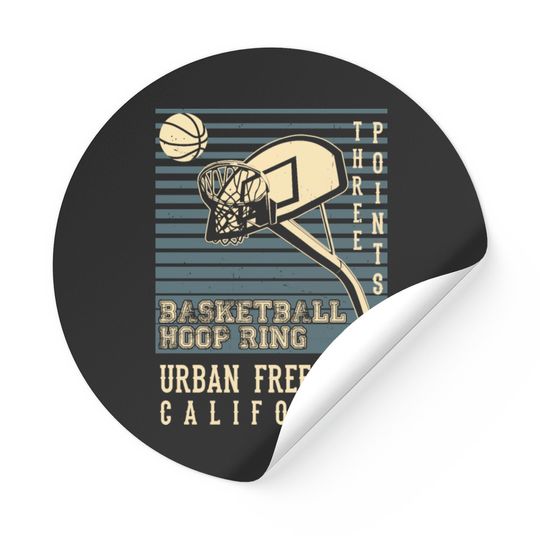 Discover Three Points Urban Freestyle California Sticker