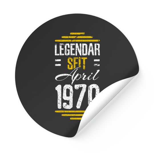 Discover 50th Birthday 50 Years 1970 Happy Birthday 50 Plus Sticker