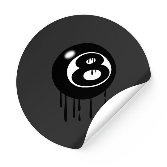 Discover Liquid Eight Ball Sticker