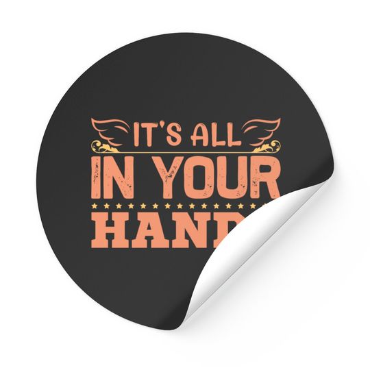Discover It S All In Your Hands Sticker