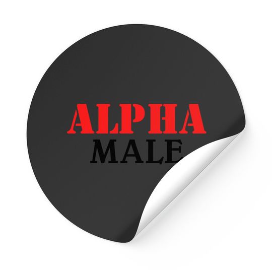 Discover Alpha Male Sticker