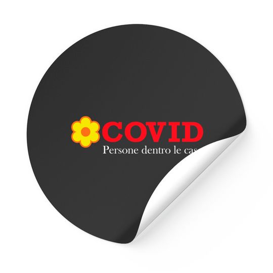 Discover Covid people inside the sticker houses