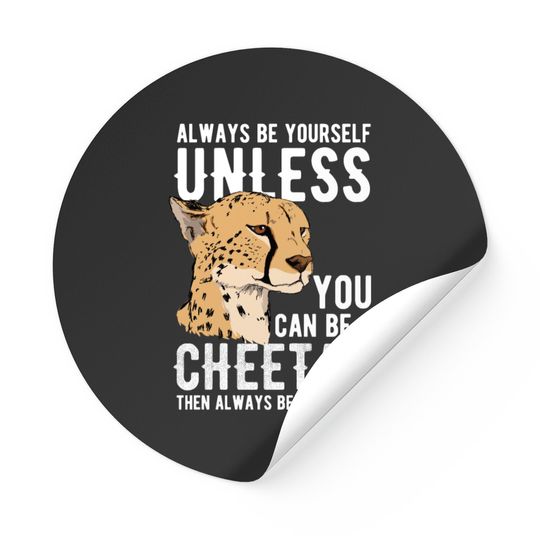 Discover Animal Print Gift Cheetah Sticker