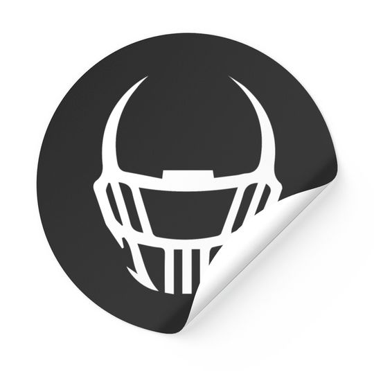 Discover American Football Helmet Sticker Design Sports Sticker