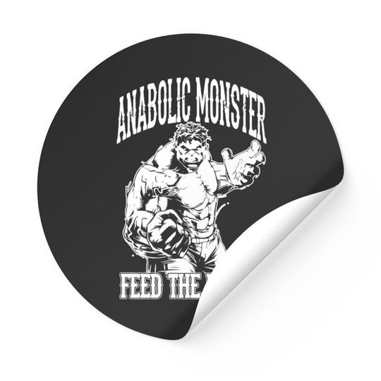 Discover Anabolic Fitness Monster Gym Sticker