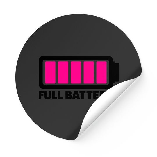 Discover Battery Sticker