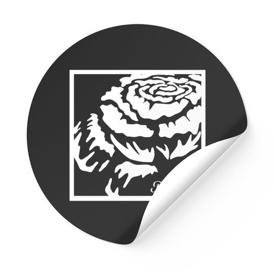 Discover Rose Flower Love Art Close(w) Sticker