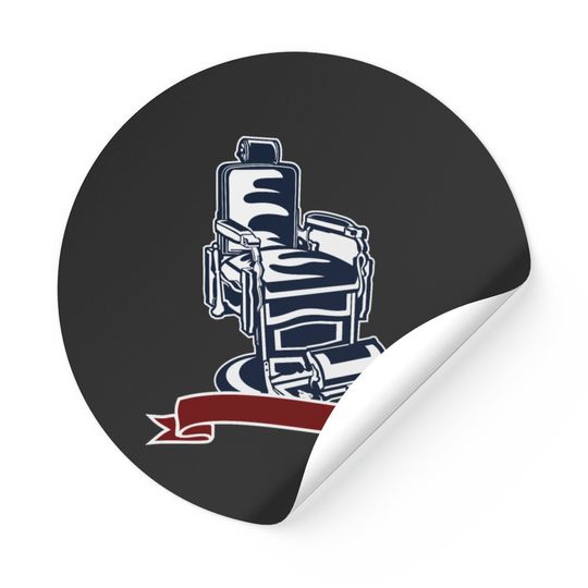 Discover Vintage Barber Shop Sticker
