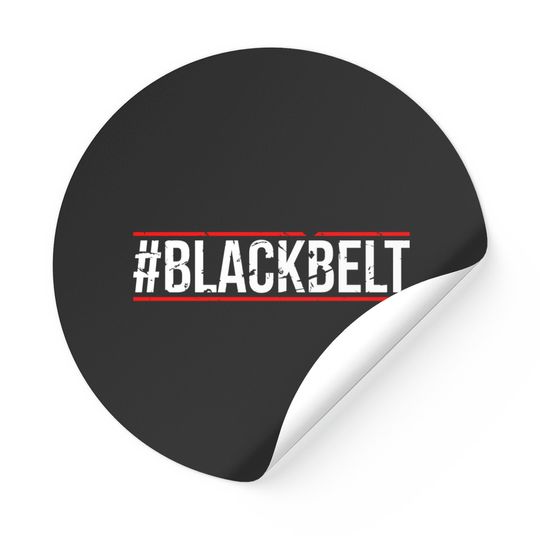 Discover Black Belt Sticker
