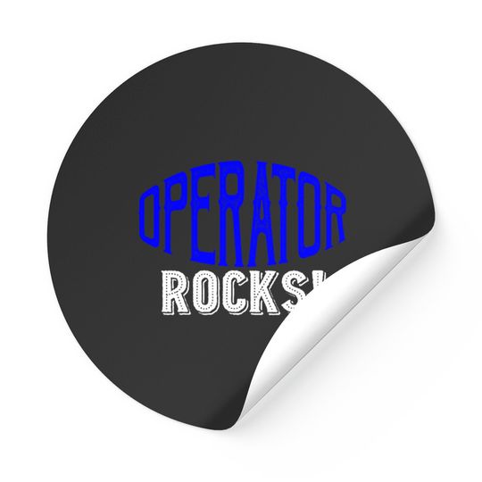 Discover Operator Rocks! Sticker