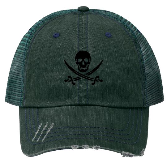 Discover Jolly Roger Trucker Hats