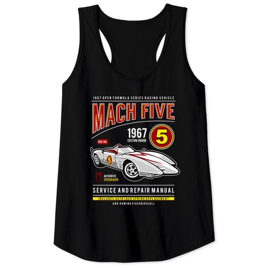 Discover Mach 5 - Speed Racer - Tank Tops