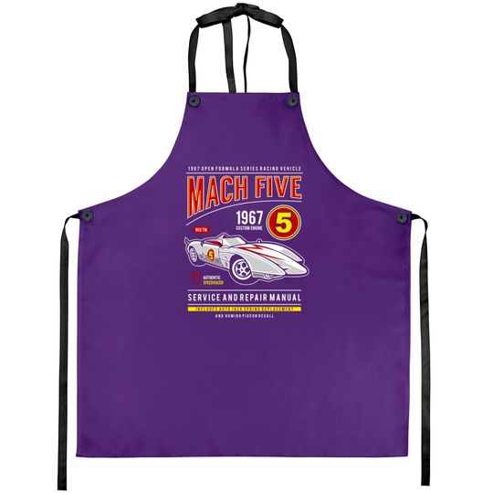 Discover Mach 5 - Speed Racer - Aprons