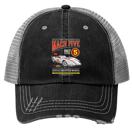 Discover Mach 5 - Speed Racer - Trucker Hats