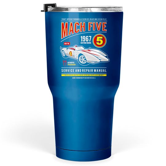 Discover Mach 5 - Speed Racer - Tumblers 30 oz